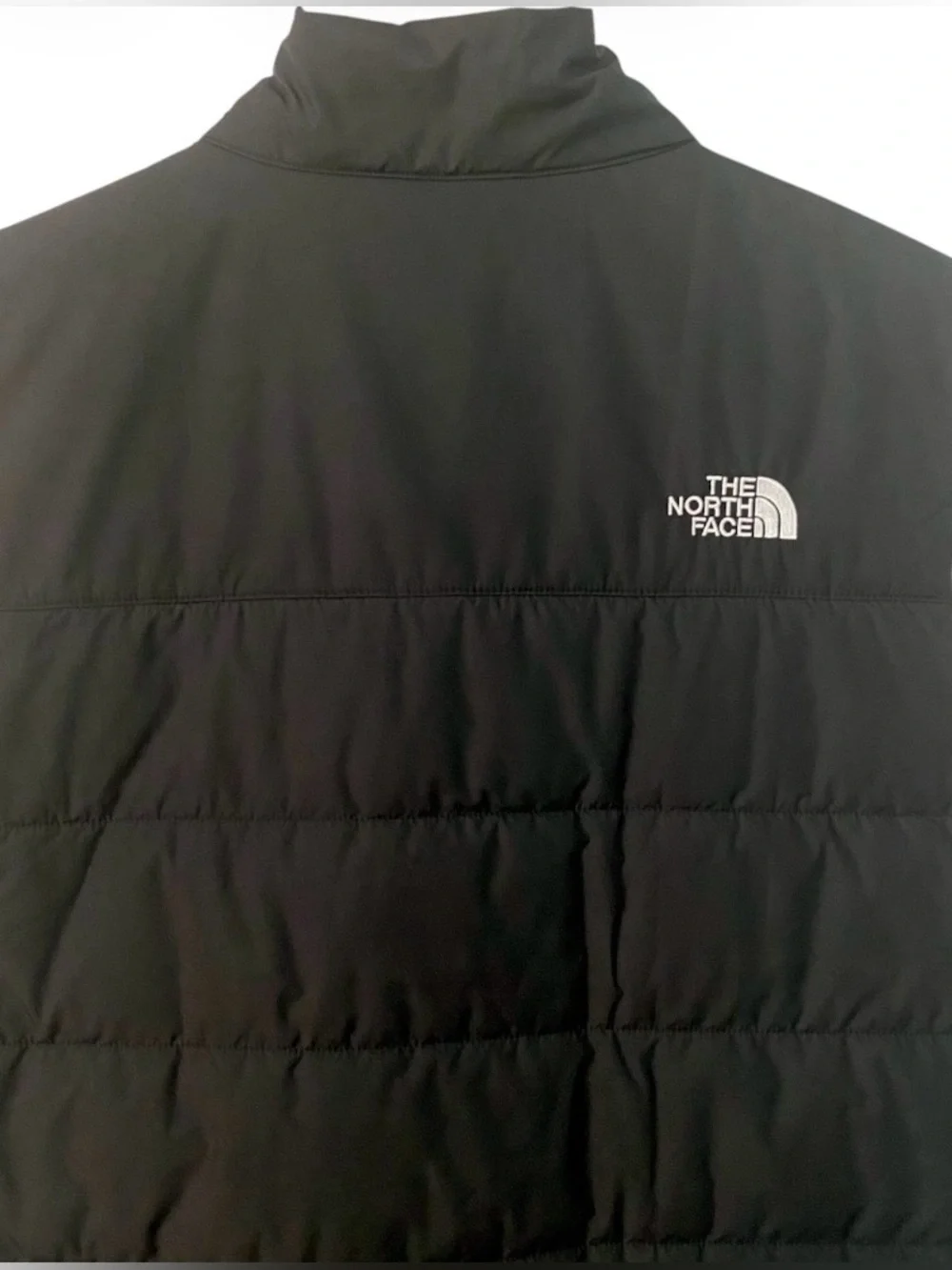 New The North Face Black Everyday Insulated Puffer Vest Men Large Company Logo